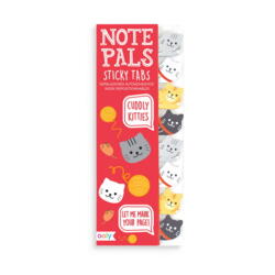 Kolli: 12 Note Pals Sticky Tabs - Cuddly Kitties