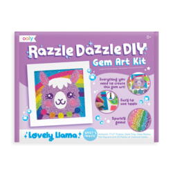 Kolli: 6 Razzle Dazzle D.IY. Gem Art Kit: Lovely Llama