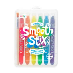 Kolli: 12 Smooth Stix Watercolor Gel Crayons - 7 PC Set