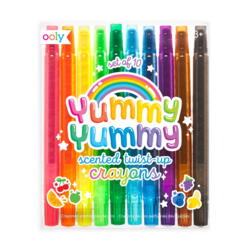 Kolli: 12 Yummy Yummy Scented Twist-Up Crayons - set of 10