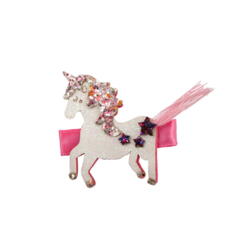 Kolli: 6 Boutique Tassy Tail Unicorn Hairclip