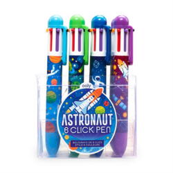 Kolli: 1 Six Click Pen - Display of 24 - Astronauts