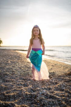 Kolli: 2 Mermaid Glimmer Skirt Set, Lilac, SIZE US 5-6