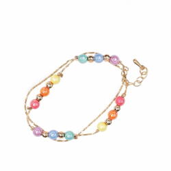 Kolli: 6 Boutique Golden Rainbow Bracelet