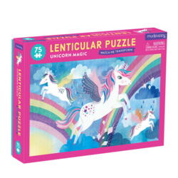 Kolli: 2 75 pcs Lenticular Puzzle/Unicorn Magic