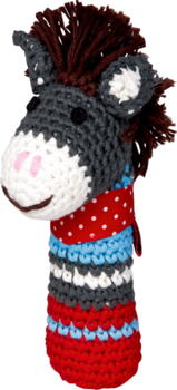 Kolli: 8 Crocheted rattle donkey