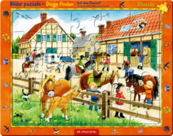 Kolli: 1 Frame puzzle – At the pony farm (25pcs)
