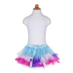 Kolli: 2 Rainbow Petticoat Skirt Blue, SIZE US 4-7