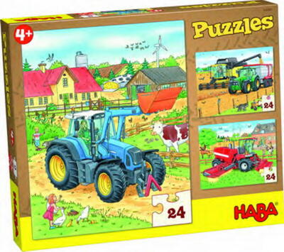 Kolli: 4 Puzzles Tractor and Co.
