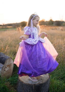 Kolli: 1 Royal Pretty Princess Dress, Lilac, Size 7-8