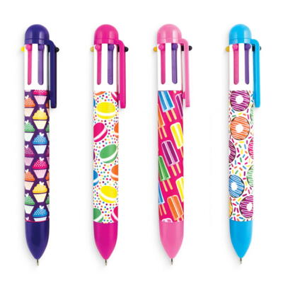Kolli: 1 Six Click Ballpoint Pens - Display of 24 - Sweet Things