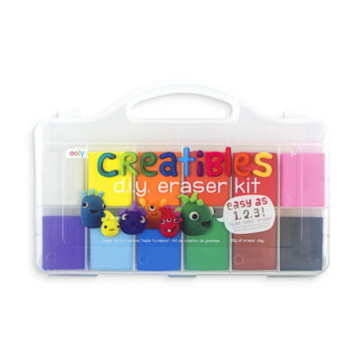 Kolli: 6 Creatibles DIY Eraser Kit - Set of 12