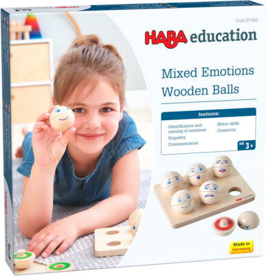 Kolli: 1 Mixed Emotions" Wooden Balls (HABA education release)