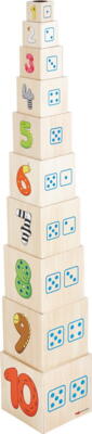 Kolli: 1 Willy's Number Stacking Tower (HABA education release)