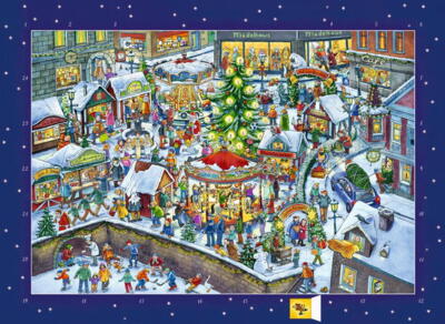 Kolli: 1 Hidden Picture Advent Calendar - The Christmas Mar