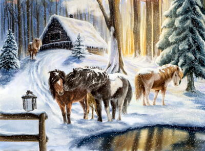 Kolli: 1 Winter Horses Advent Calendar