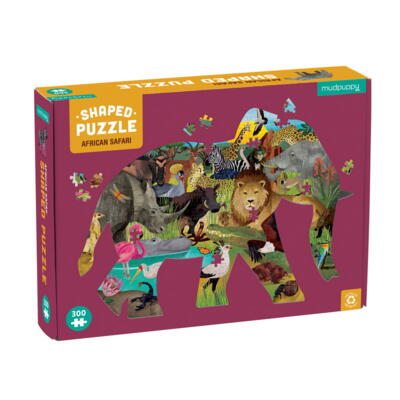 Kolli: 2 300 pcs Shaped Puzzle/African Safari