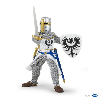 Kolli: 5 White knight with sword