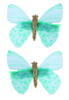 Kolli: 6 Butterfly Wishes Hair Clips, 2 Pcs, Assorted