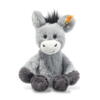 Kolli: 3 Soft Cuddly Friends Dinkie donkey, grey blue