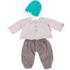 Kolli: 1 Combination baby dolls, stylish spots, 3-pcs.