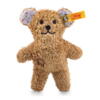 Kolli: 4 Mini Teddy bear with rustling foil and rattle, brown