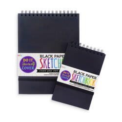 Kolli: 12 DIY Sketchbook - Small - Black