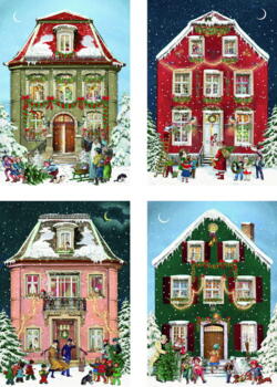 Kolli: 24 Victorian Christmas Houses Advent Calendar