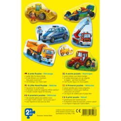 Kolli: 4 6 Little Hand Puzzles – Vehicles