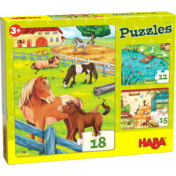 Kolli: 4 Puzzles Farmyard Animals