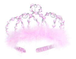 Kolli: 2 Princess Tiara, Pink/Silver