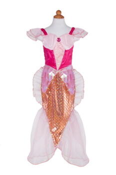 Kolli: 2 Mermaid Dress & Headband, Pink, Size 7-8