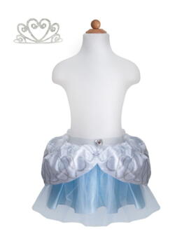Kolli: 2 Cinderella Skirt w/Tiara, SIZE US 4-6