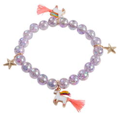 Kolli: 6 Unicorn Star Bracelet, Purple