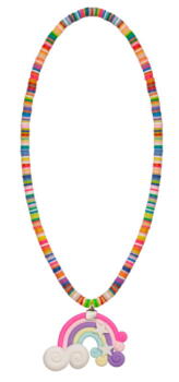 Kolli: 6 Lollypop/Rainbow Necklace, Assortment