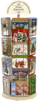 Kolli: 1 Counter Display Mini-Adventcalendar Cards Christmas Greetings