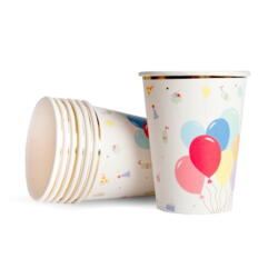 Kolli: 5 Cups - Happy Birthday (8 pcs)