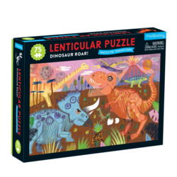 Kolli: 2 75 pcs Lenticular Puzzle/Dinosaur Roar