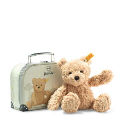 Kolli: 2 Jimmy Teddy bear in suitcase, light brown