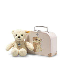 Kolli: 2 Mila Teddy bear in suitcase, beige