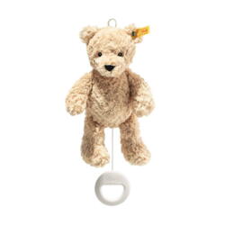 Kolli: 2 Soft Cuddly Friends Jimmy Teddy bear music box, light brown