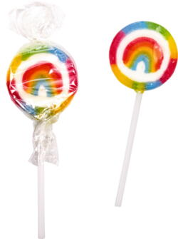 Kolli: 100 Rainbow-Lollipops