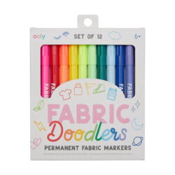 Kolli: 6 Fabric Doodlers Markers - Set of 12