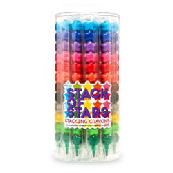 Kolli: 1 Stack of Stars Stacking Crayons - Tub of 24