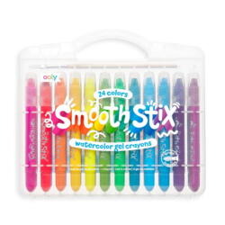 Kolli: 6 Smooth Stix Watercolor Gel Crayons - 25 Piece Set