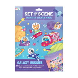 Kolli: 6 Set The Scene Transfer Stickers - Galaxy Buddies
