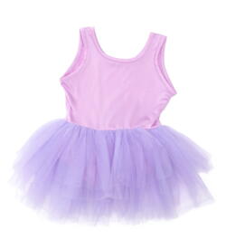 Kolli: 2 Ballet Tutu Dress, Lilac, SIZE US 3-4