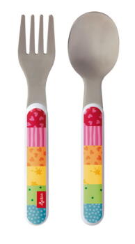 Kolli: 3 Cutlery set Rainbow Rabbit