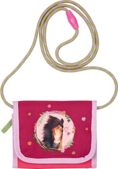 Kolli: 4 Purse with cord berry-pink
