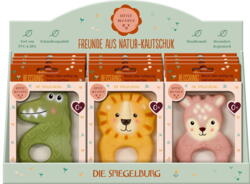 Kolli: 1 Presentation box teething ring lion/crocodile/deer (3x4 pcs)
